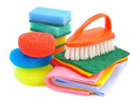 Detailed cleaning tools used for end of tenancy cleaning